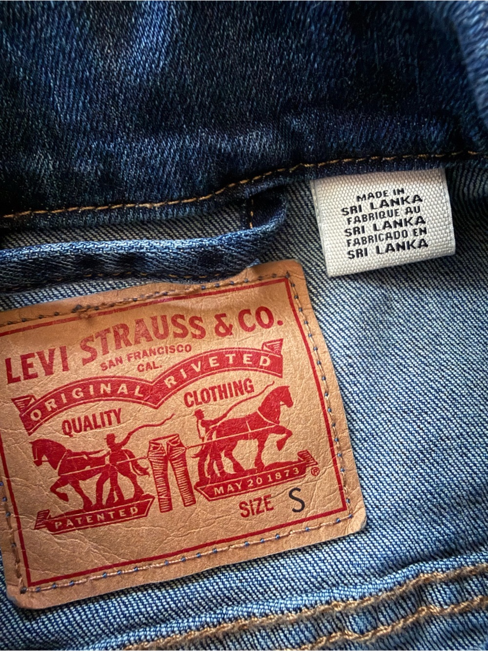 Levi's Original Trucker Jacket Women’s Size Small - Picture 6 of 12